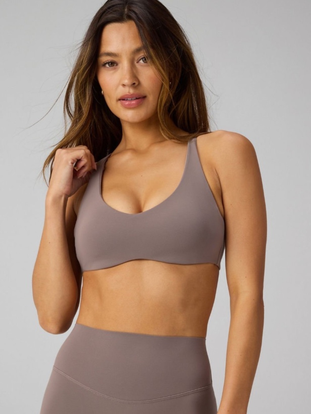 Fabletics Taupe Skirt & Bra